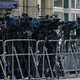 TV cameras are seen outside Palais Coburg before the start of nuclear talks between Tehran and six world powers in Vienna November 22, 2014.